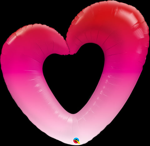 PINK OMBRE HEART